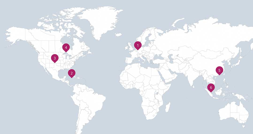 fund domiciles map